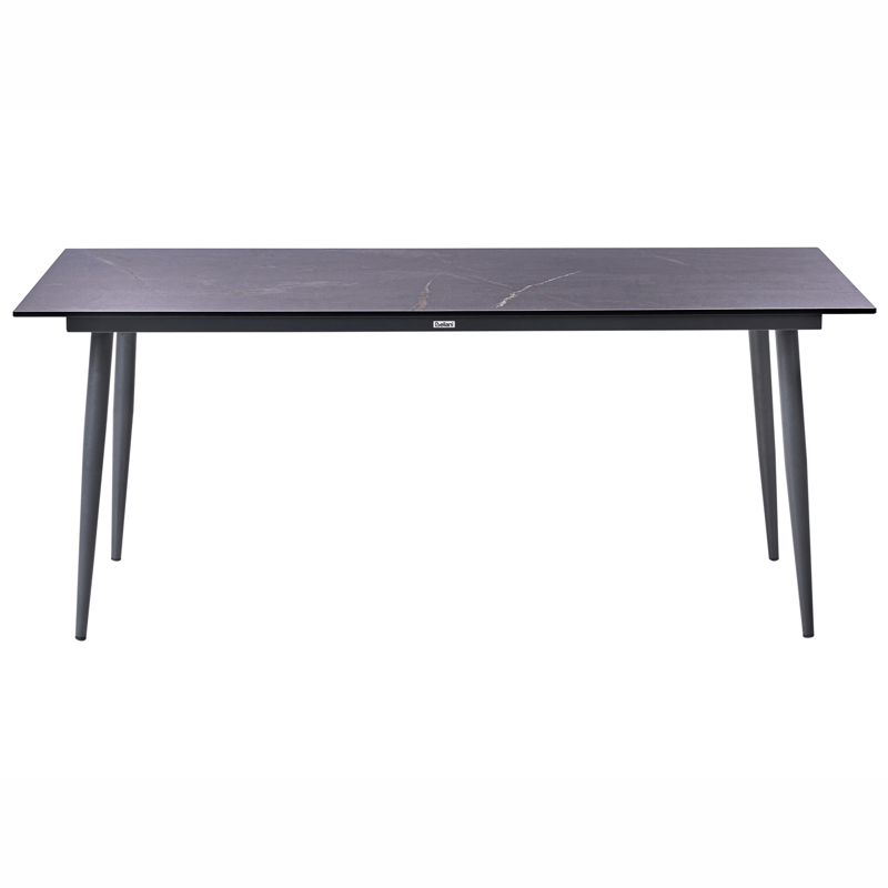 Matbord utomhus Tolentino 90x180 cm Marmoreffekt - Grå - Utemöbler - Trädgårdsbord & Utebord - Matbord ute