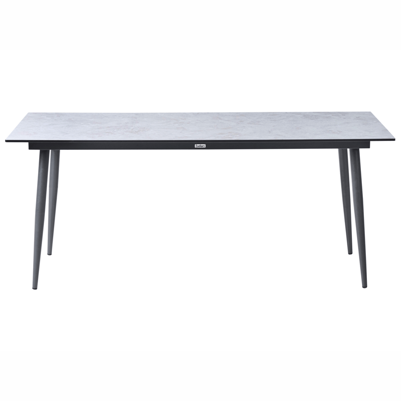 Matbord utomhus Tolentino 90x180 cm Steneffekt - Grå - Utemöbler - Trädgårdsbord & Utebord - Matbord ute