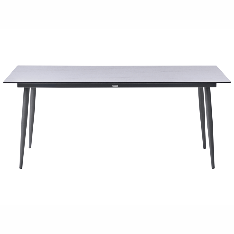 Matbord utomhus Tolentino 90x180 cm Steneffekt - Grå/Beige - Utemöbler - Trädgårdsbord & Utebord - Matbord ute