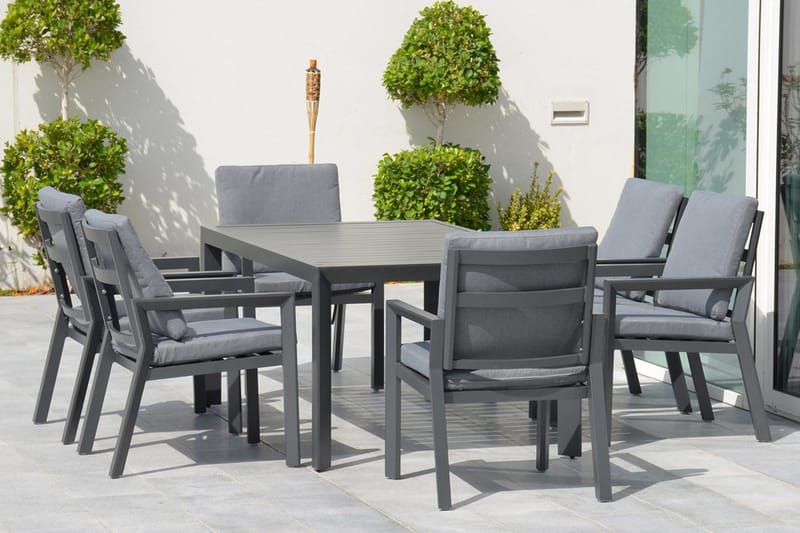 Tomson Utebord 176x100xH73 cm Mör kgrå