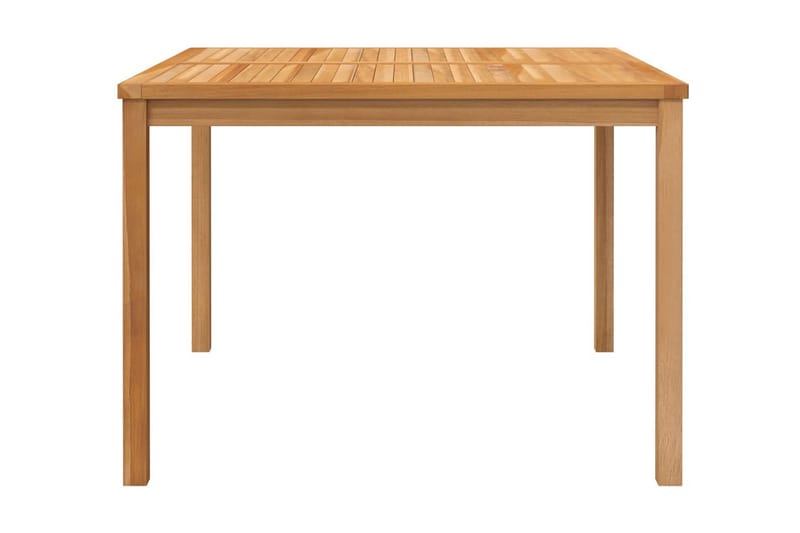 Trädgårdsbord 110x110x77 cm massiv teak - Brun - Utemöbler - Trädgårdsbord & Utebord - Matbord ute