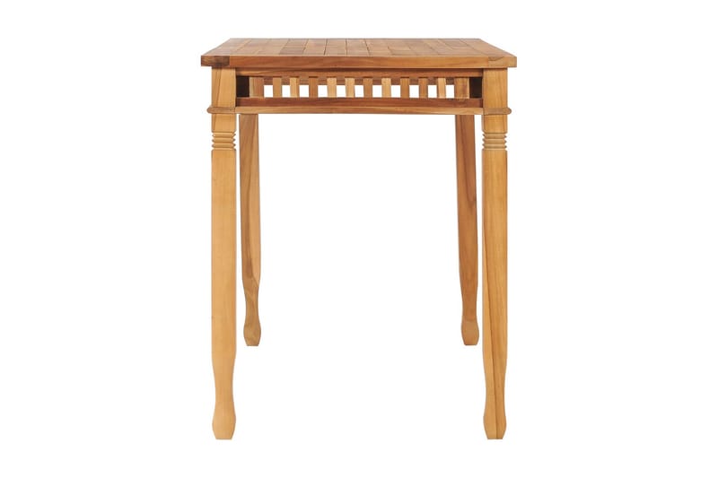 Trädgårdsbord 120x65x80 cm massiv teak - Brun - Utemöbler - Trädgårdsbord & Utebord - Matbord ute