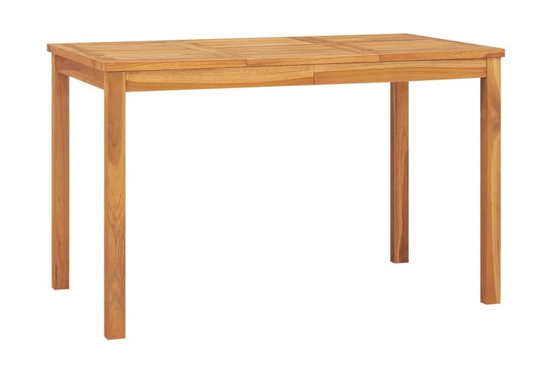 Trädgårdsbord 120x70x77 cm massiv teak - Brun - Utemöbler - Trädgårdsbord & Utebord - Matbord ute