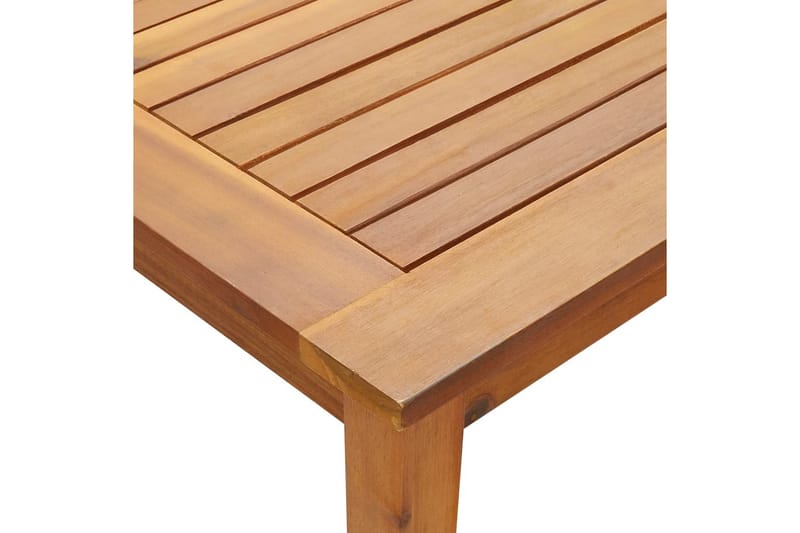 Trädgårdsbord 140x80x74 cm massivt akaciaträ - Brun - Utemöbler - Trädgårdsbord & Utebord - Matbord ute