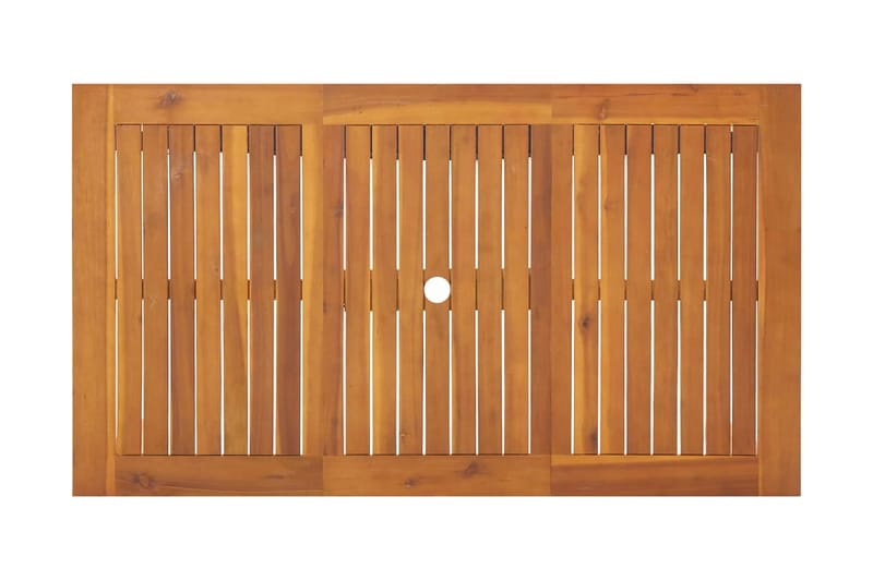 Trädgårdsbord 140x80x74 cm massivt akaciaträ - Brun - Utemöbler - Trädgårdsbord & Utebord - Matbord ute