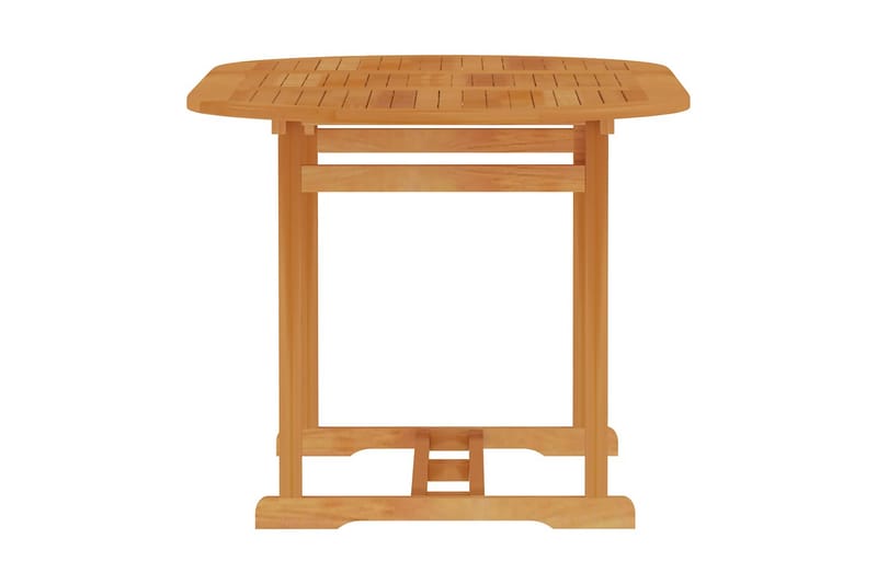 Trädgårdsbord 150x90x75 cm massiv teak - Vit - Utemöbler - Trädgårdsbord & Utebord - Matbord ute