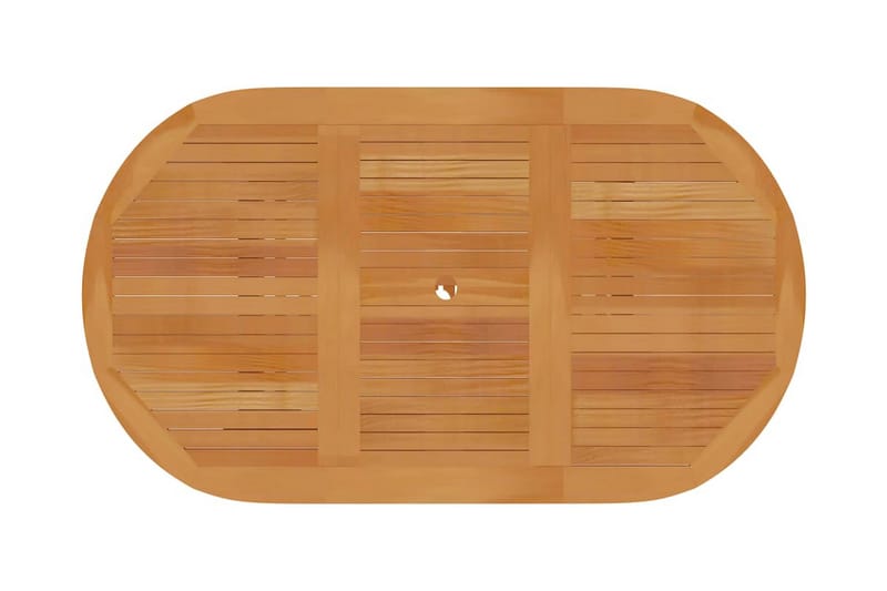 Trädgårdsbord 150x90x75 cm massiv teak - Vit - Utemöbler - Trädgårdsbord & Utebord - Matbord ute