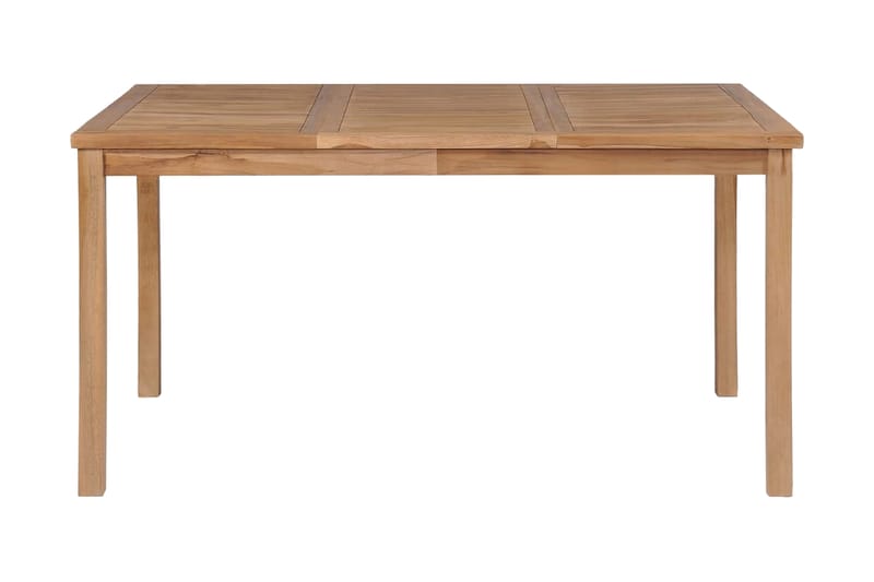 Trädgårdsbord 150x90x77 cm massiv teak - Brun - Matbord ute