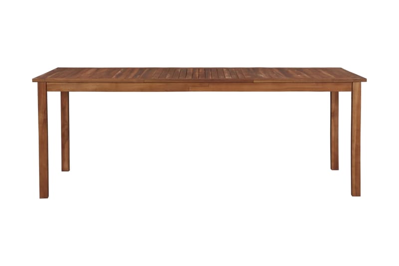 Trädgårdsbord 200x100x74 cm massivt akaciaträ - Brun - Utemöbler - Trädgårdsbord & Utebord - Matbord ute