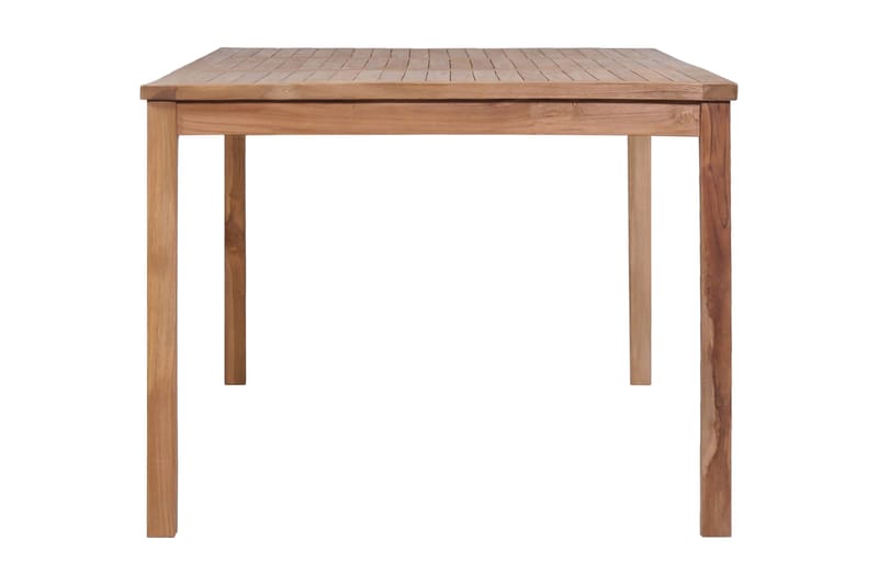 Trädgårdsbord 200x100x77 cm massiv teak - Brun - Utemöbler - Trädgårdsbord & Utebord - Matbord ute