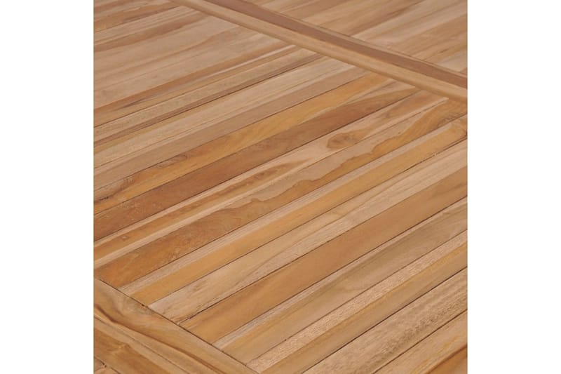 Trädgårdsbord 200x100x77 cm massiv teak - Brun - Utemöbler - Trädgårdsbord & Utebord - Matbord ute