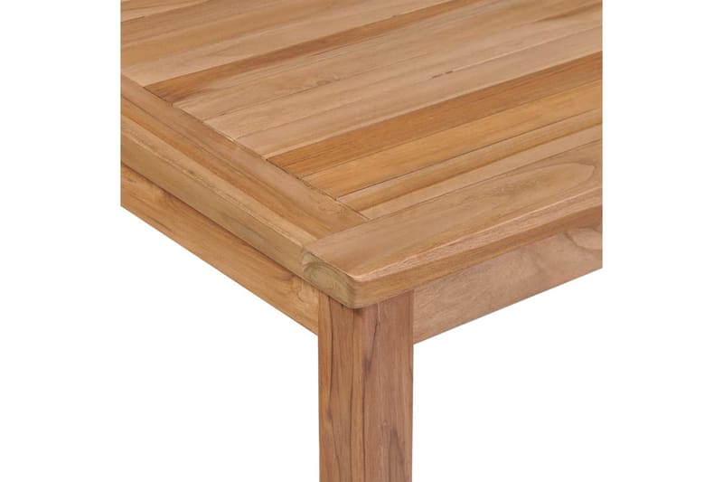 Trädgårdsbord 200x100x77 cm massiv teak - Brun - Utemöbler - Trädgårdsbord & Utebord - Matbord ute