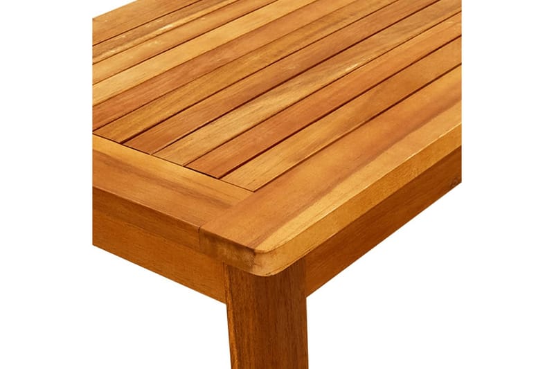 Trädgårdsbord 70x40x36 cm massivt akaciaträ - Brun - Utemöbler - Trädgårdsbord & Utebord - Matbord ute