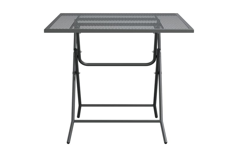 Trädgårdsbord 80x80x72 cm sträckmetall antracit - Antracit - Utemöbler - Trädgårdsbord & Utebord - Matbord ute