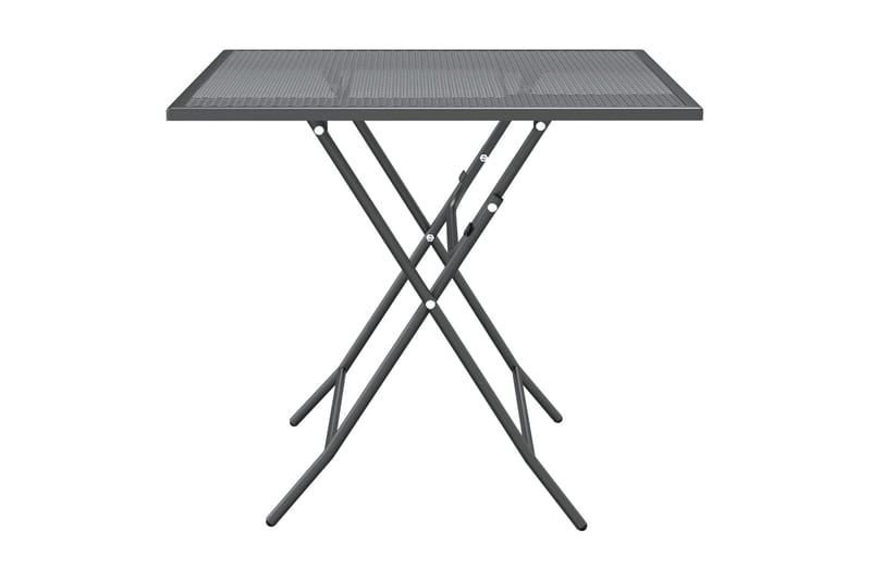 Trädgårdsbord 80x80x72 cm sträckmetall antracit - Antracit - Utemöbler - Trädgårdsbord & Utebord - Matbord ute
