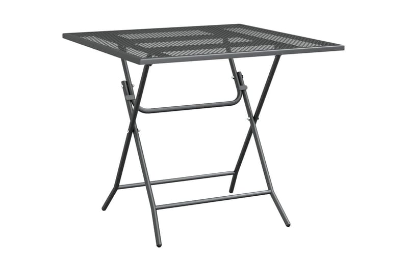 Trädgårdsbord 80x80x72 cm sträckmetall antracit - Antracit - Utemöbler - Trädgårdsbord & Utebord - Matbord ute