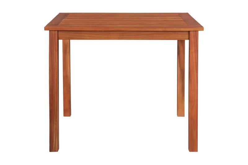 Trädgårdsbord 85x85x74 cm massivt akaciaträ - Brun - Utemöbler - Trädgårdsbord & Utebord - Matbord ute