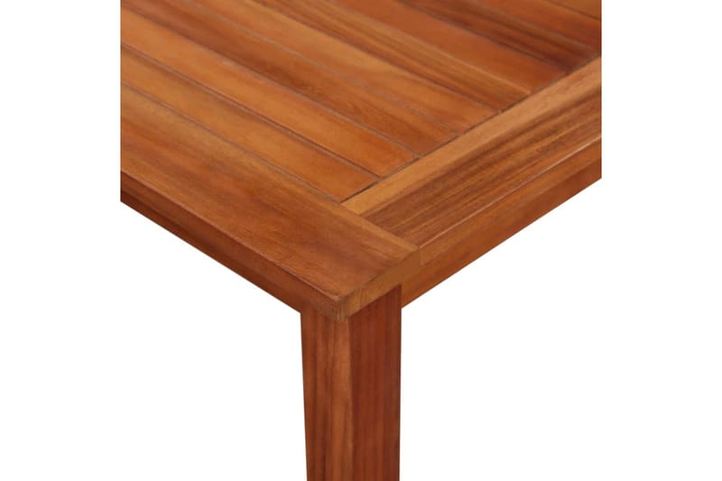 Trädgårdsbord 85x85x74 cm massivt akaciaträ - Brun - Utemöbler - Trädgårdsbord & Utebord - Matbord ute