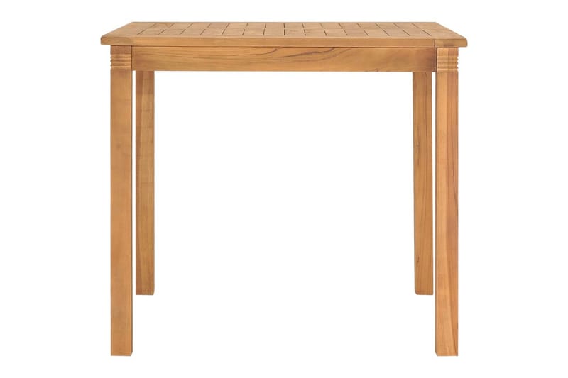 Trädgårdsbord 85x85x75 cm massiv teak - Brun - Utemöbler - Trädgårdsbord & Utebord - Matbord ute