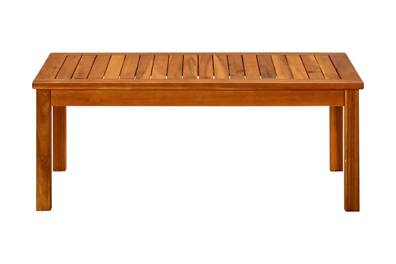 Trädgårdsbord 90x50x36 cm massivt akaciaträ - Brun - Matbord ute