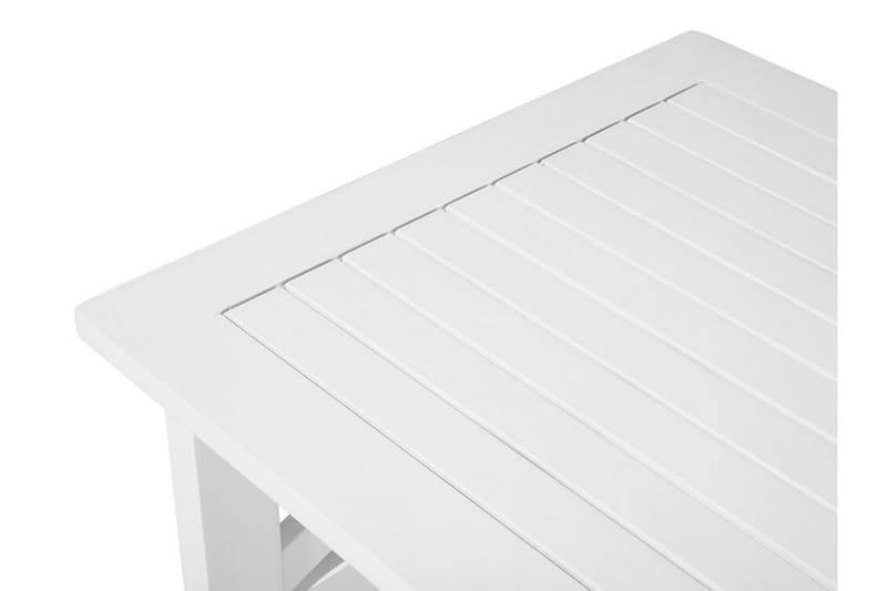 Trädgårdsbord akaciaträ vit 100 x 55 cm BALTIC II - Vit - Matbord ute