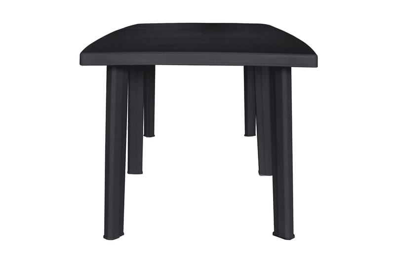 Trädgårdsbord antracit 216x90x72 cm plast - Grå - Utemöbler - Trädgårdsbord & Utebord - Matbord ute