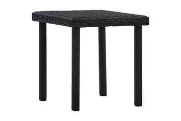 Trädgårdsbord brun 40x40x40 cm konstrotting