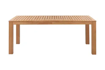 Trädgårdsbord Eukaliptus 190 x 105 cm MONSANO - Brun - Utemöbler - Trädgårdsbord & Utebord - Matbord ute