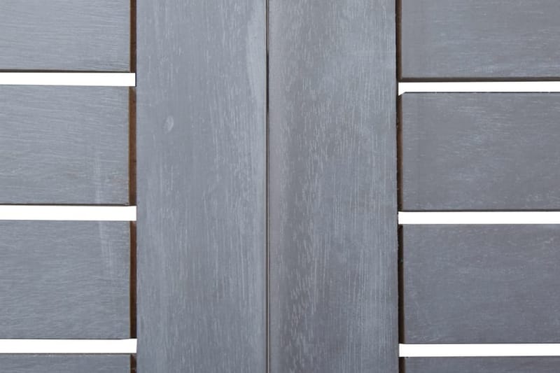 Trädgårdsbord grå 120x70x74 cm massivt akaciaträ - Grå - Utemöbler - Trädgårdsbord & Utebord - Matbord ute