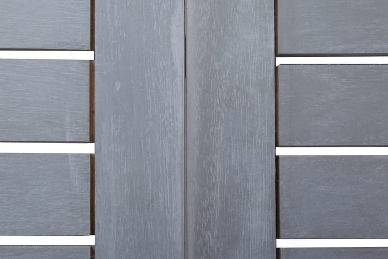 Trädgårdsbord grå 120x70x74 cm massivt akaciaträ - Grå - Matbord ute