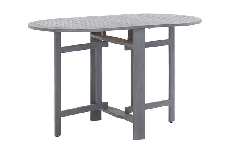 Trädgårdsbord grå 120x70x74 cm massivt akaciaträ - Grå - Utemöbler - Trädgårdsbord & Utebord - Matbord ute
