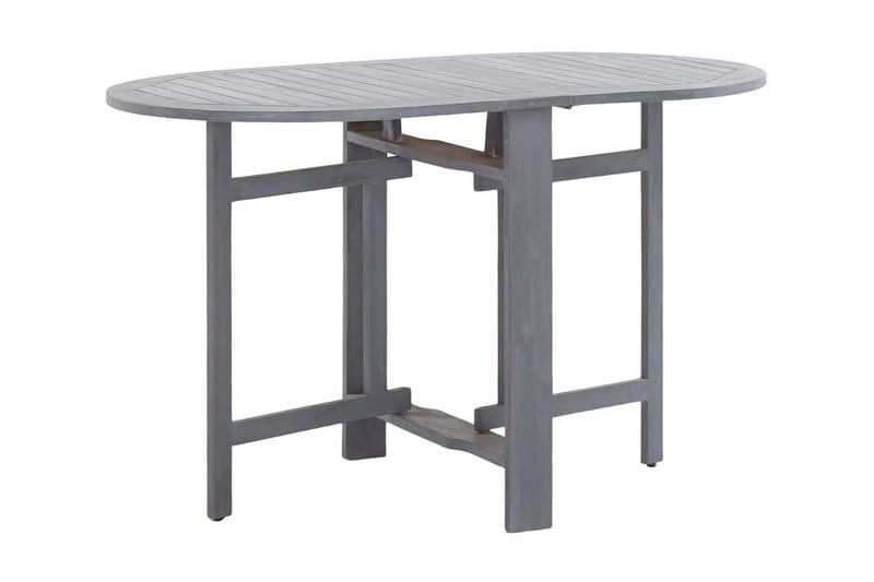 Trädgårdsbord grå 120x70x74 cm massivt akaciaträ - Grå - Matbord ute
