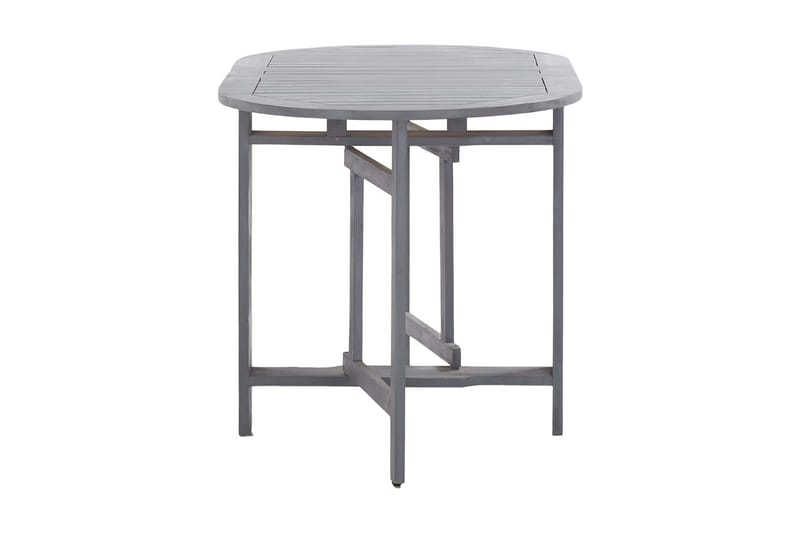 Trädgårdsbord grå 120x70x74 cm massivt akaciaträ - Grå - Utemöbler - Trädgårdsbord & Utebord - Matbord ute