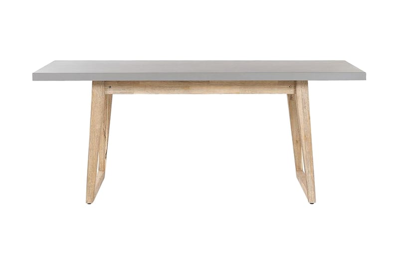 Trädgårdsbord grå 180 x 90 cm ORIA - Grå - Utemöbler - Trädgårdsbord & Utebord - Matbord ute