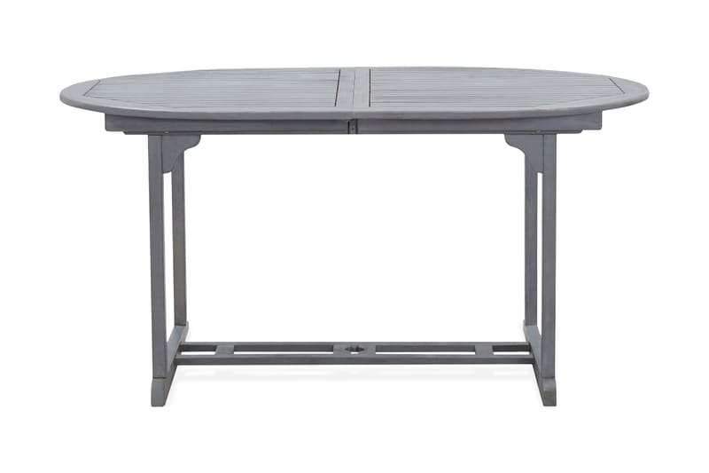 Trädgårdsbord grå 200x100x74 cm massivt akaciaträ - Grå - Utemöbler - Trädgårdsbord & Utebord - Matbord ute