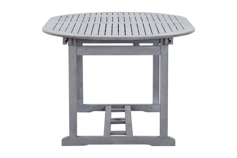 Trädgårdsbord grå 200x100x74 cm massivt akaciaträ - Grå - Utemöbler - Trädgårdsbord & Utebord - Matbord ute