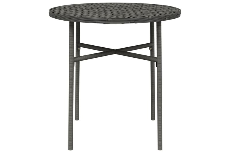 Trädgårdsbord grå 45 cm konstrotting - Grå - Utemöbler - Trädgårdsbord & Utebord - Matbord ute