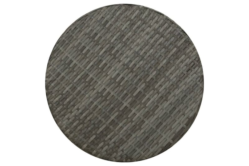 Trädgårdsbord grå 45 cm konstrotting - Grå - Utemöbler - Trädgårdsbord & Utebord - Matbord ute