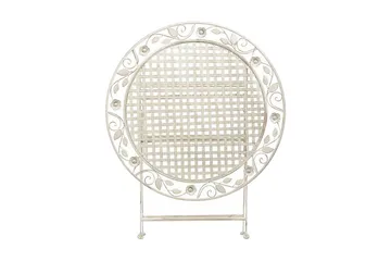 Trädgårdsbord krämvit BIVIO - Vit - Utemöbler - Trädgårdsbord & Utebord - Matbord ute