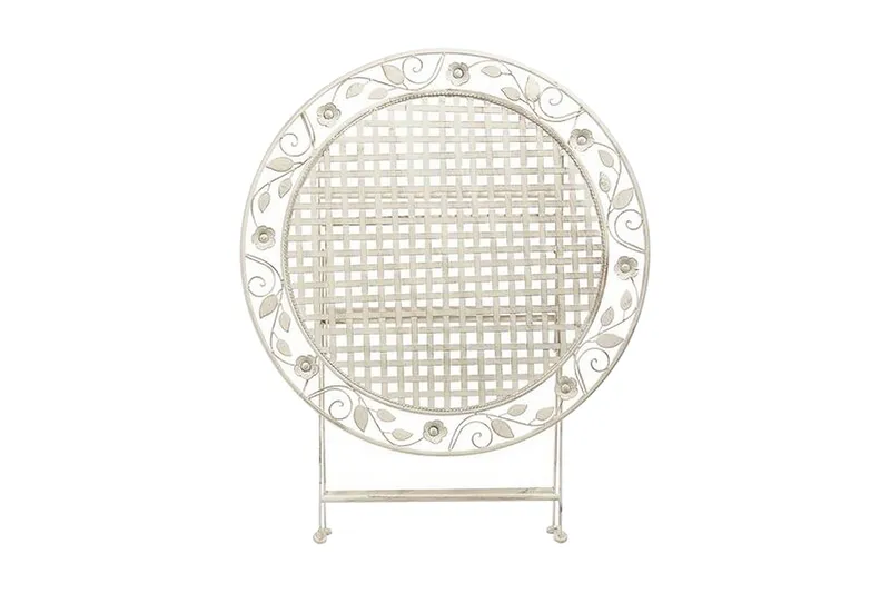 Trädgårdsbord krämvit BIVIO - Vit - Utemöbler - Trädgårdsbord & Utebord - Matbord ute