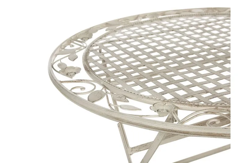 Trädgårdsbord krämvit BIVIO - Vit - Utemöbler - Trädgårdsbord & Utebord - Matbord ute