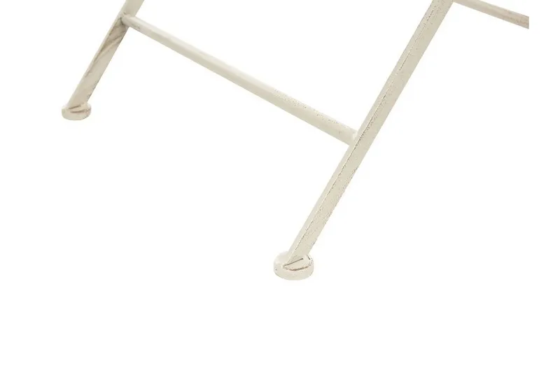 Trädgårdsbord krämvit BIVIO - Vit - Utemöbler - Trädgårdsbord & Utebord - Matbord ute