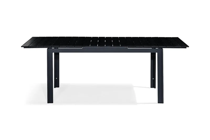 Tunis Förlängningsbart Matbord 160-220x90 cm - Svart - Utemöbler - Trädgårdsbord & Utebord - Matbord ute
