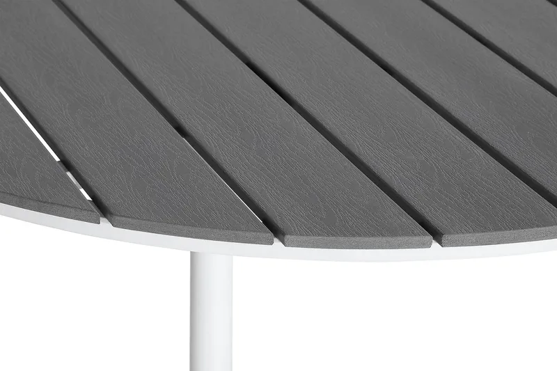 Tunis Runt Matbord Utomhus 140 cm - Träbord Utebord - Grå - Utemöbler - Trädgårdsbord & Utebord - Matbord ute