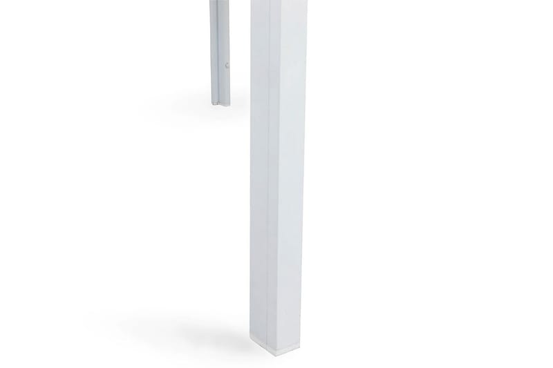 Tunis Utebord – Matbord Utomhus 150x90 cm – Trädgårdsbord för Uteplats och Altan - Vit / Grå - Utemöbler - Trädgårdsbord & Utebord - Matbord ute