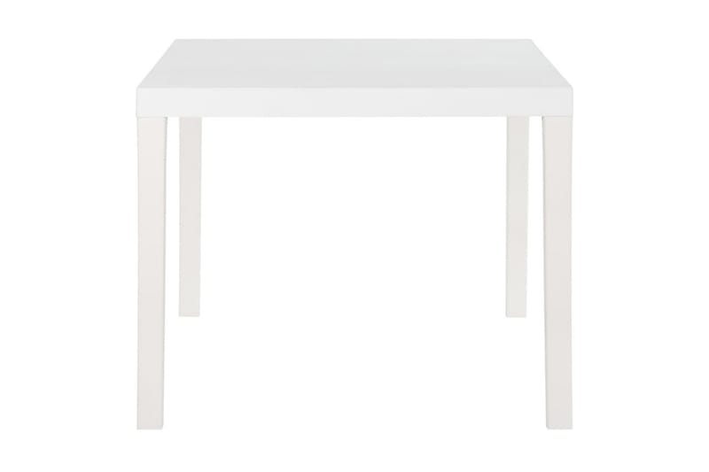 Utebord 150x90x72 cm PP vit - Vit - Utemöbler - Trädgårdsbord & Utebord - Matbord ute