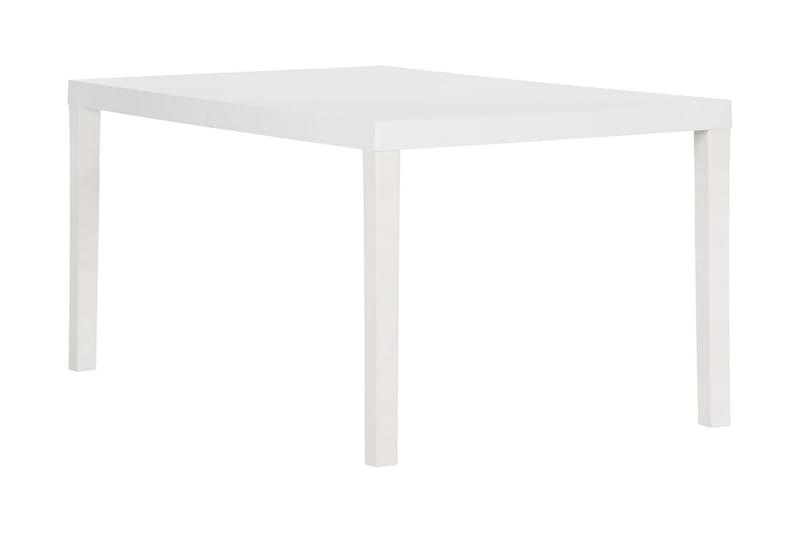 Utebord 150x90x72 cm PP vit - Vit - Utemöbler - Trädgårdsbord & Utebord - Matbord ute