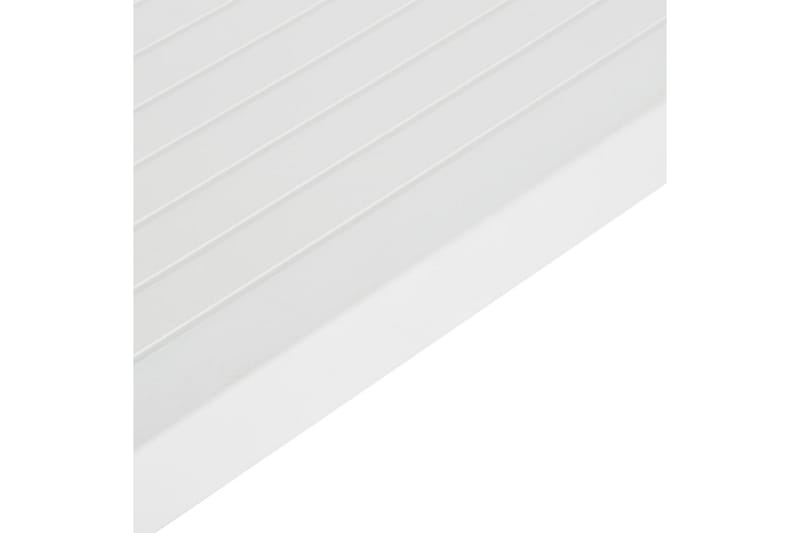 Utebord 150x90x72 cm PP vit - Vit - Utemöbler - Trädgårdsbord & Utebord - Matbord ute