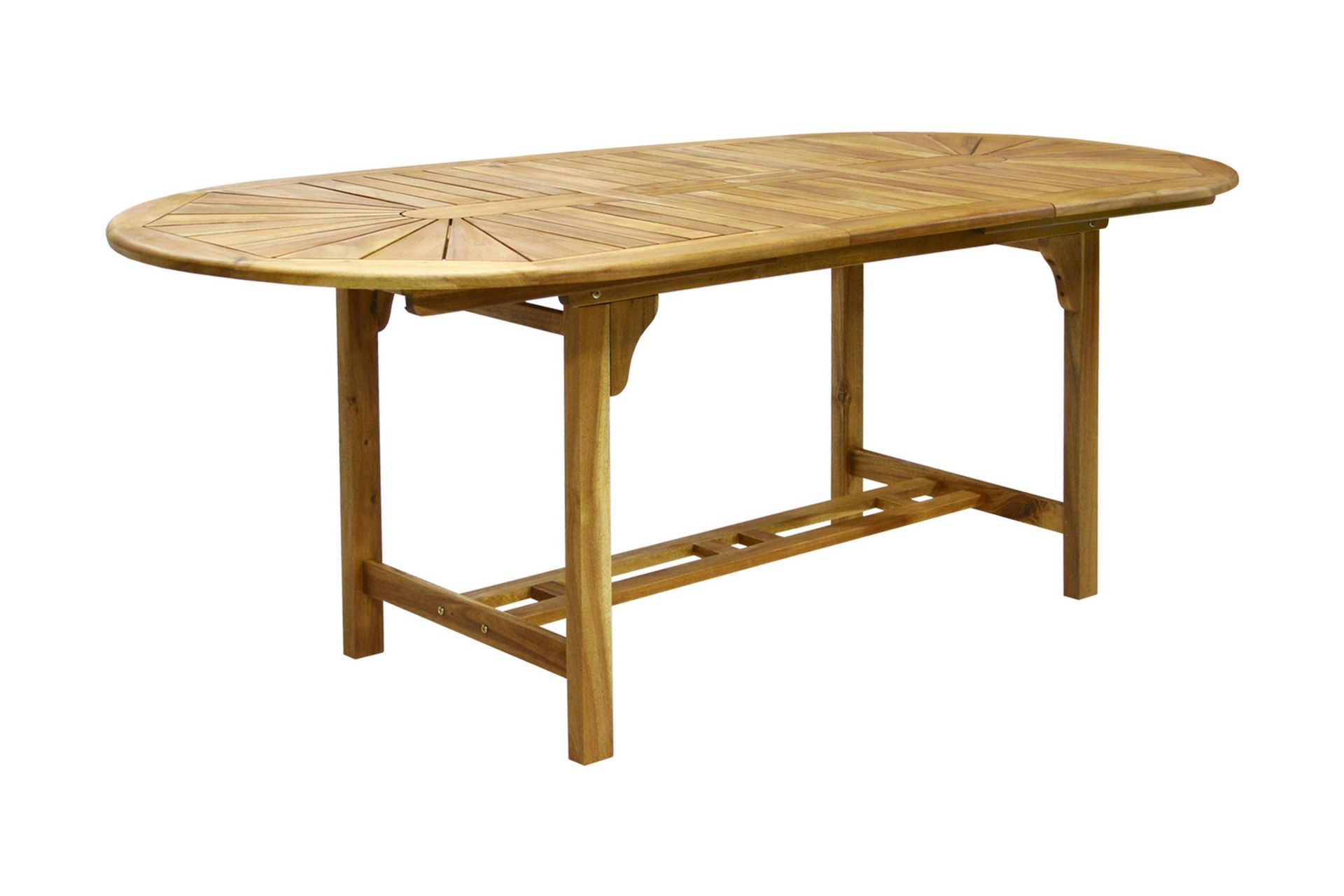 Utebord FINLAY 153 / 195x90xH72cm utdragbar trä: Akacia - Utemöbler - Trädgårdsbord & Utebord - Matbord ute