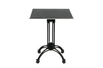 Utebordsben Cafe 61x61xh72cm Aluminium - Utemöbler - Trädgårdsbord & Utebord - Matbord ute